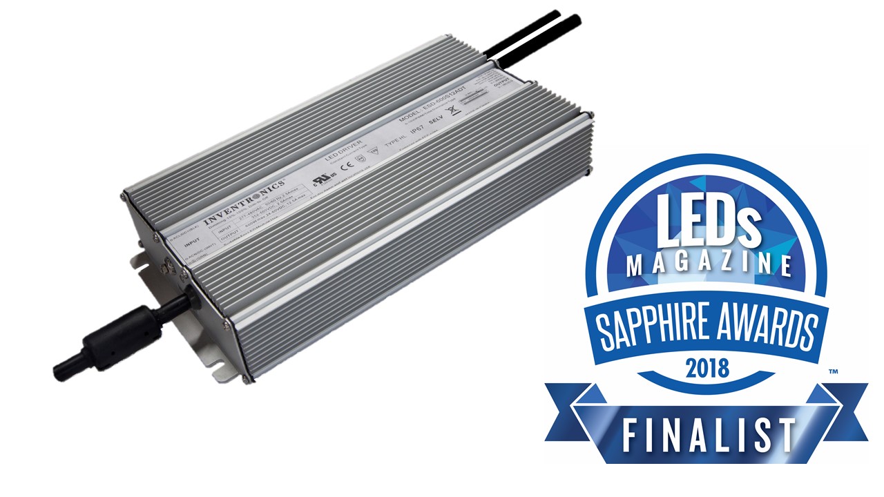 EUD-600 LED Driver 2018 Sapphire Awards Finalist