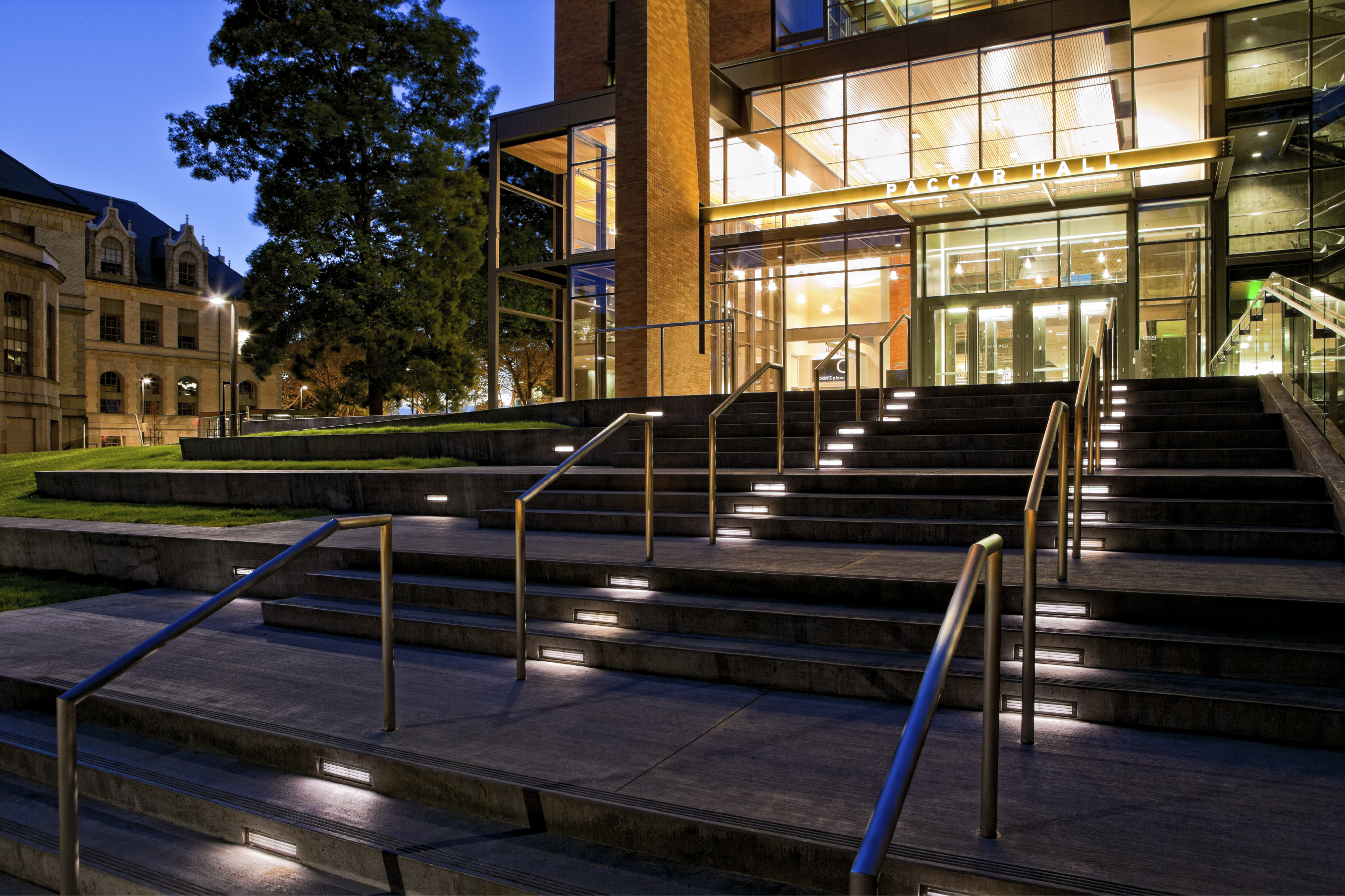 LED Lighting on a campus