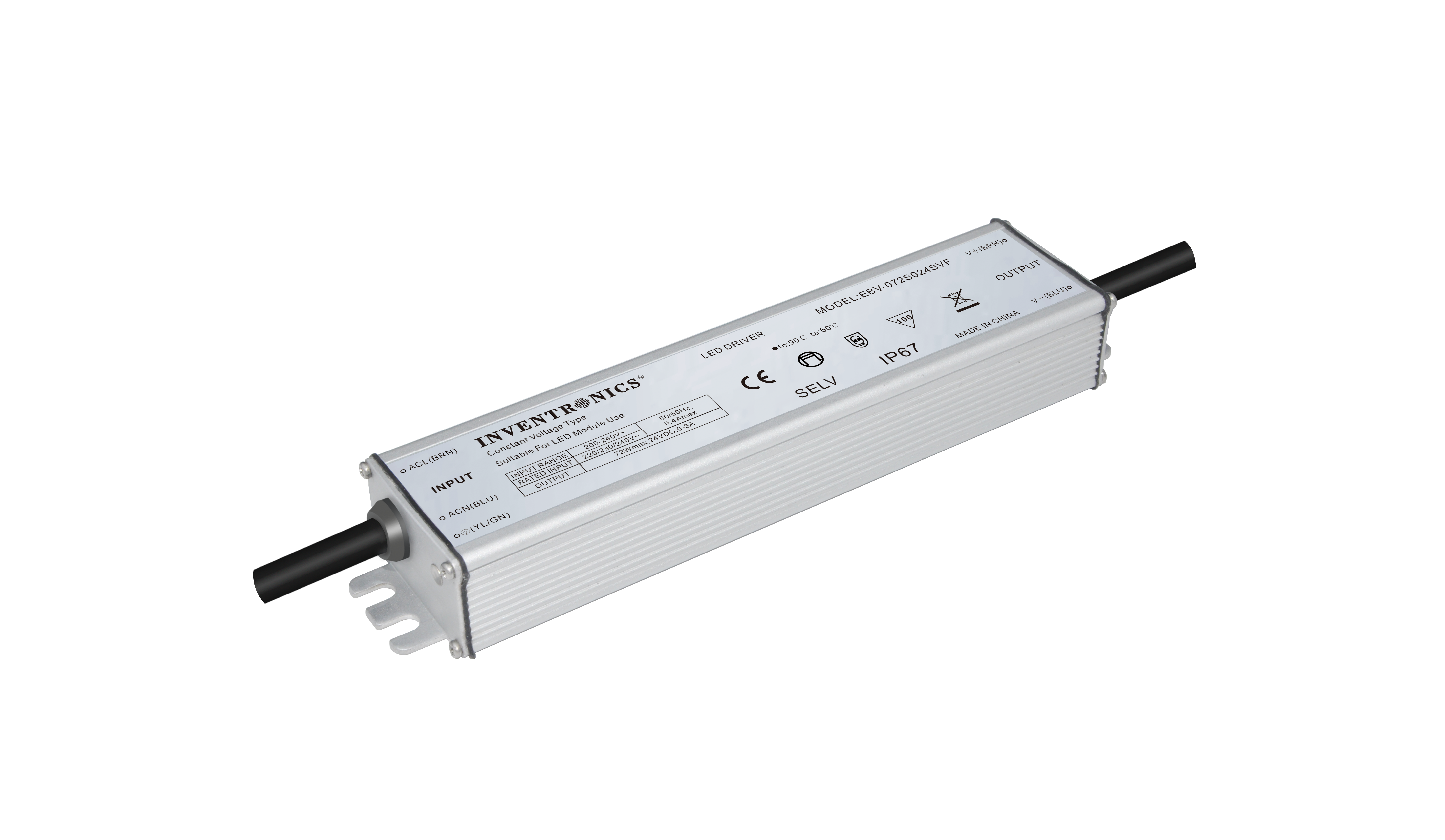 EBV-072SxxxSVF Slim Constant-Voltage LED Driver