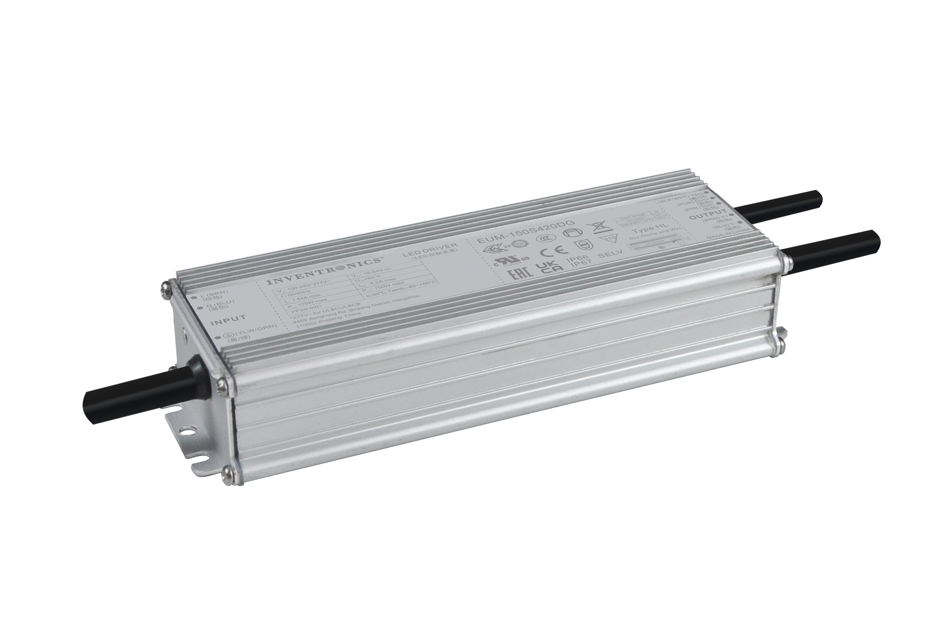 EUM 150SxxxDG Inventronics Global LED Drivers